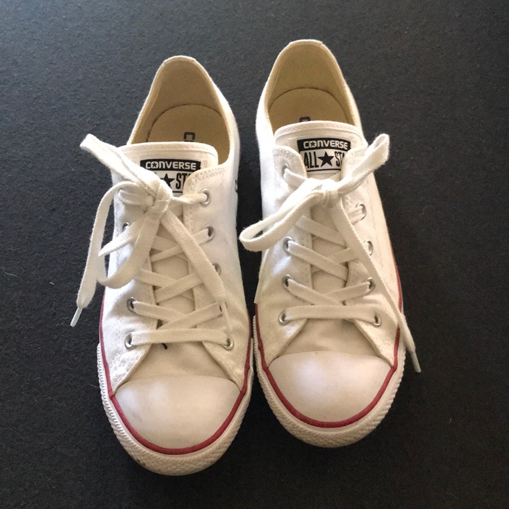 White converse all stars